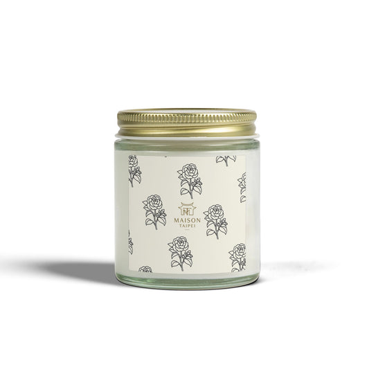 Coconut Apricot Scented Candle — Small Glass Jar (4oz/9oz)