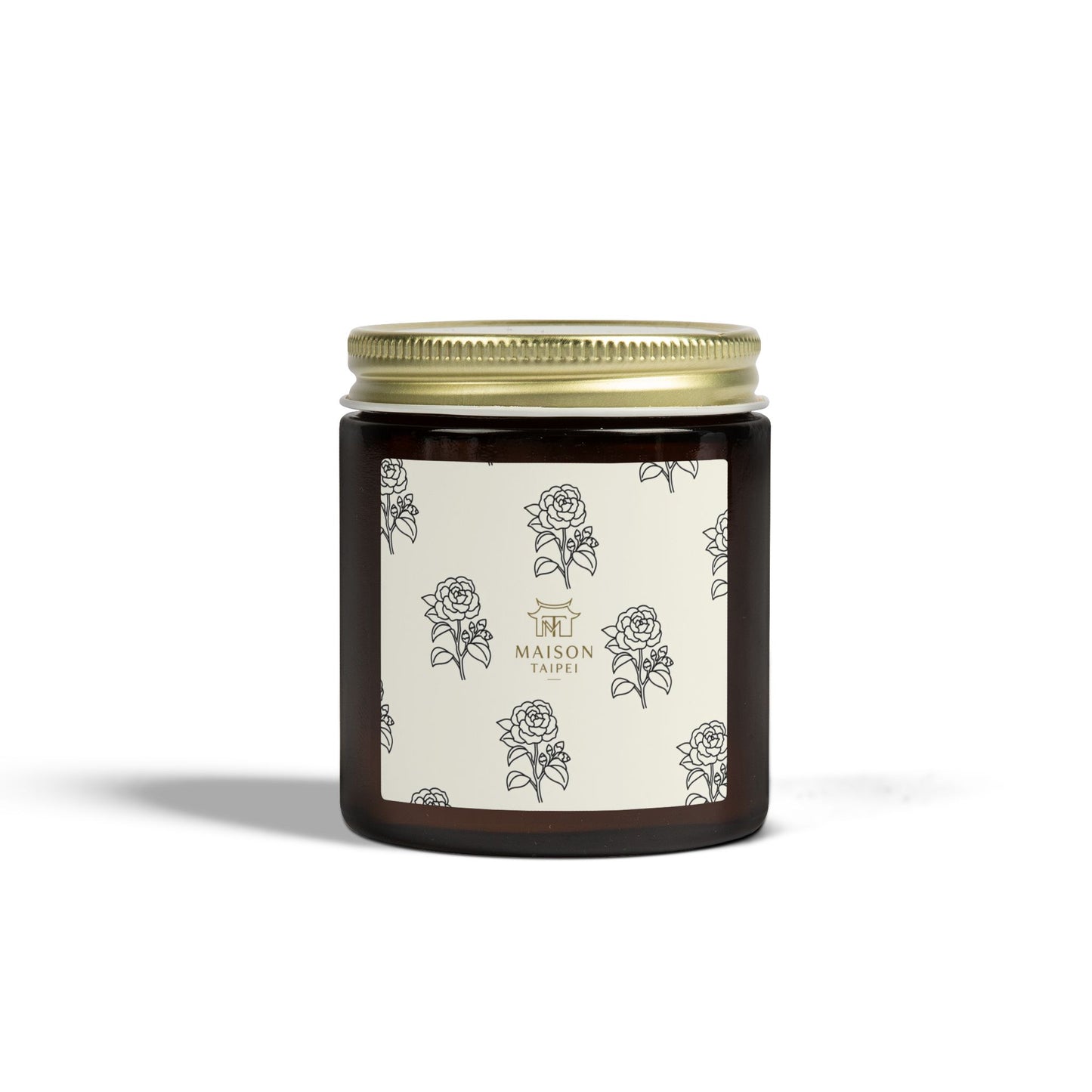 Coconut Apricot Scented Candle — Small Glass Jar (4oz/9oz)
