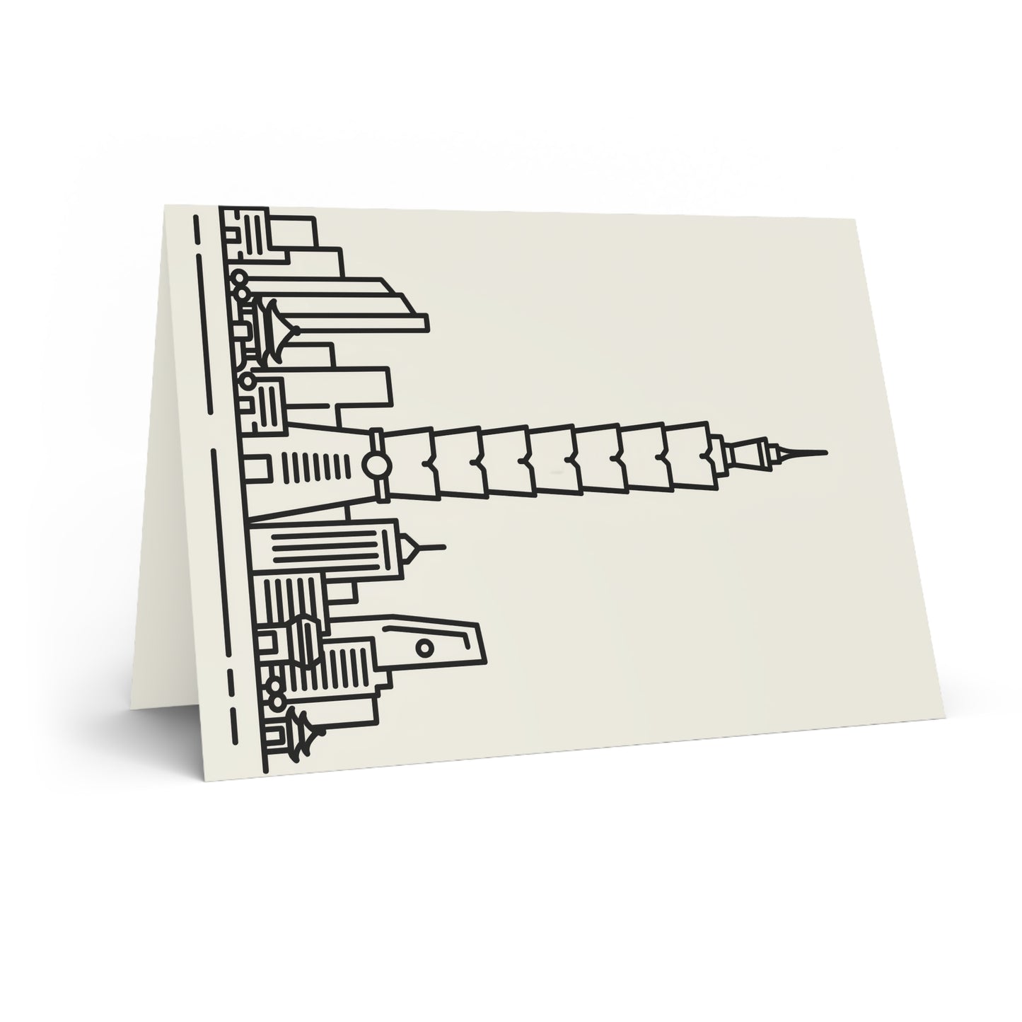 Carte de vœux — Skyline Taipei